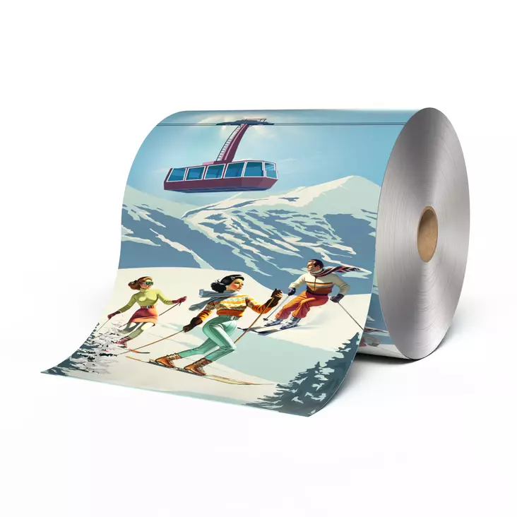Alufoil Embossed Alpine Glow 12.7x97m 15µ (P050672) - Foliot - 15000810 - 3
