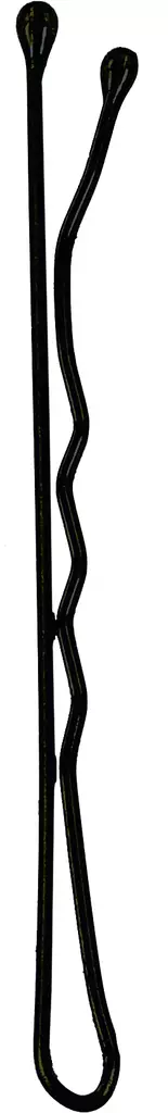 Pinni Metal Wavy 50mm 300kpl musta (950005102) - Klipsit, pinnit ja hiuslenkit - 15000651 - 1