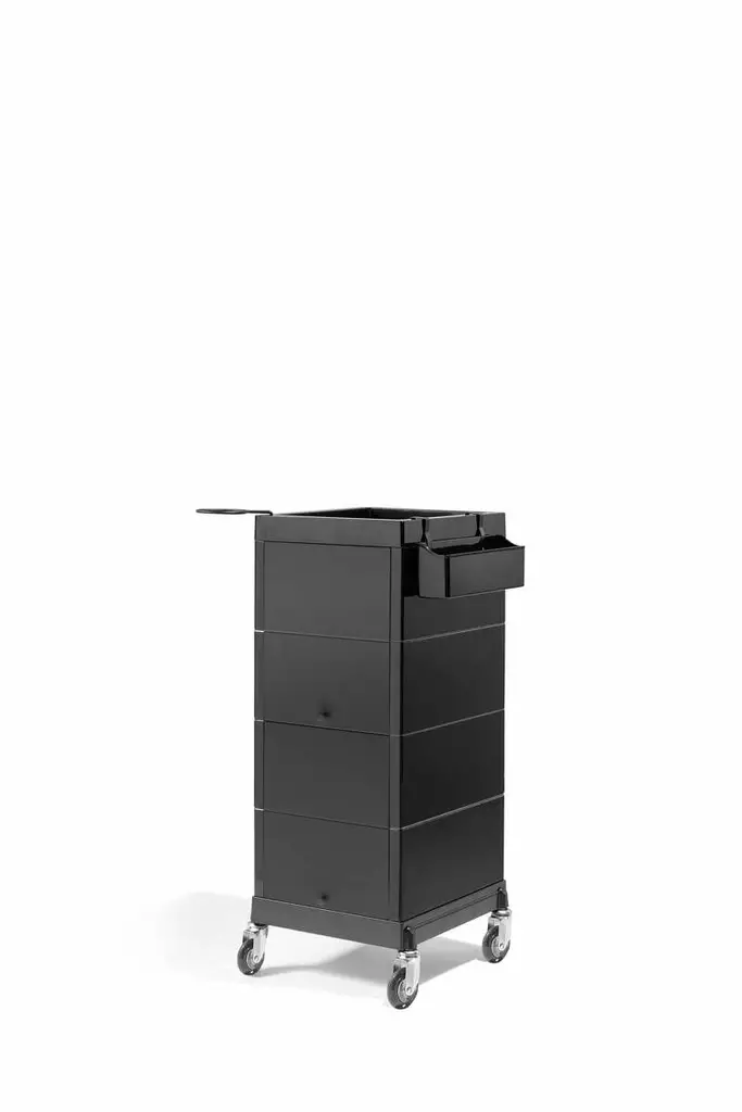 Service Trolley Discrete Black (000736102) - Kampaamotyökärryt ja kampauspakit - 15000531 - 3