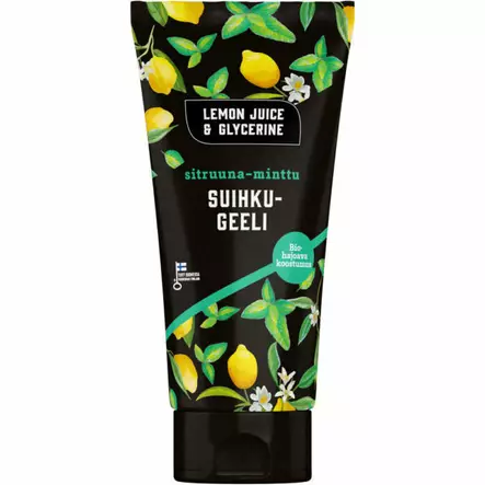 Suihkugeeli sitruuna-minttu 200ml - Vartalonhoito - 6400002 - 1