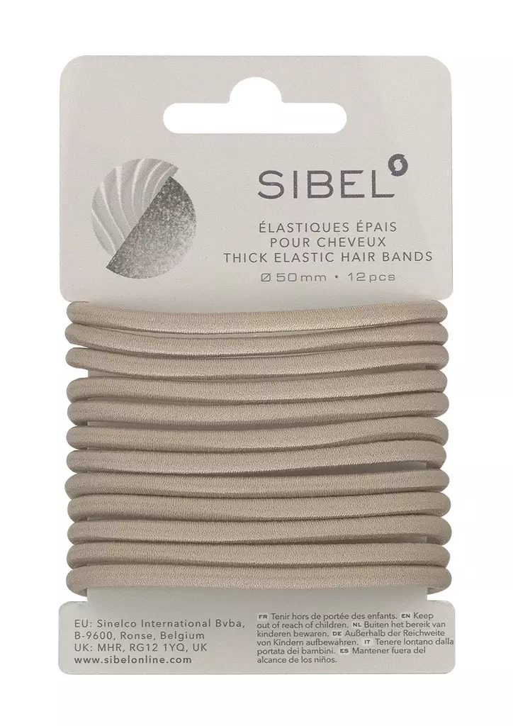 Hiuslenkki vaalea 12kpl (4441212) - Klipsit, pinnit ja hiuslenkit - 15000502 - 1