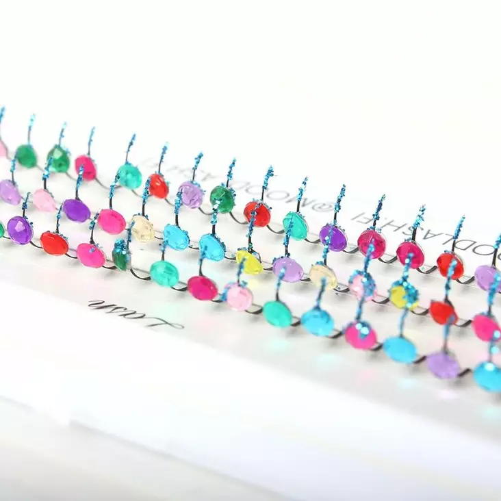 KORISTEKUITU | VÄRIKÄS DIAMOND + GLITTER TURKOOSI - Ripsikuidut - 18500102 - 1