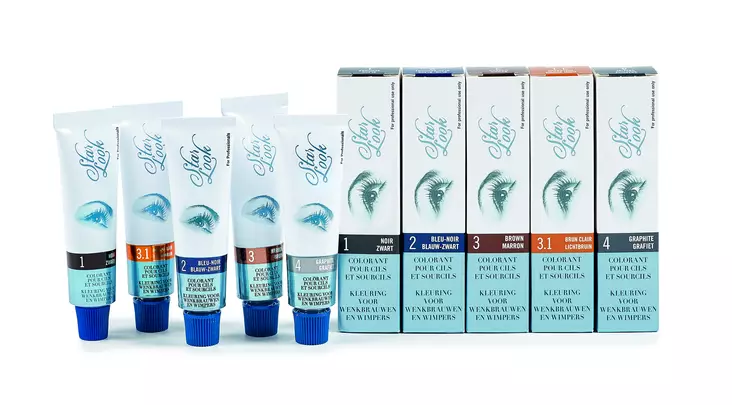 Star Look Ripsi&kulmaväri Blue-Black 15ml (000266002) - Ripsien ja kulmien kestovärit - 15000093 - 2