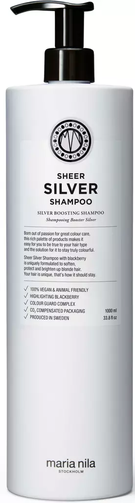 Sheer Silver Shampoo 1000ml - Maria Nila - 37000043 - 1