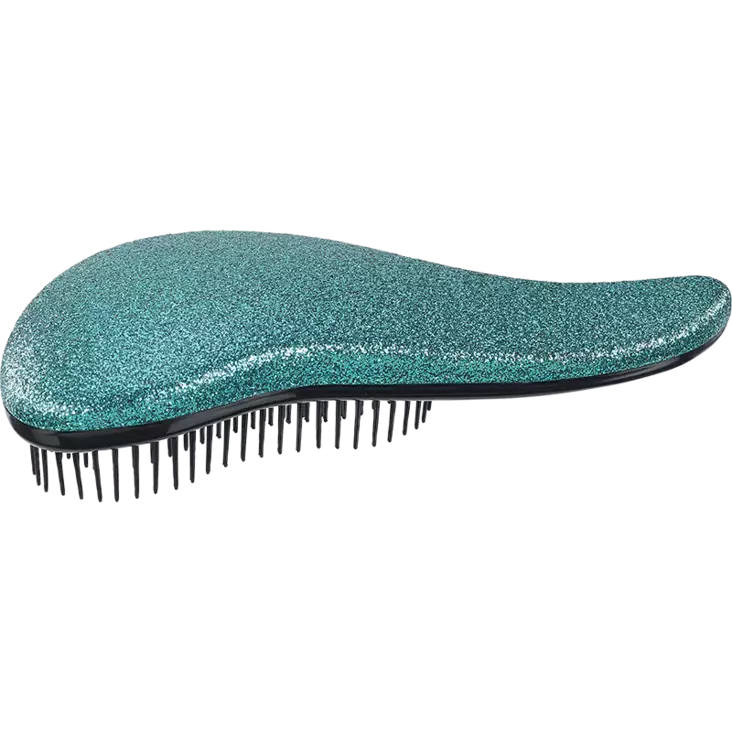 Mini Detangling Brush Glitter turkoosi - Harjat ja kammat - 15000793 - 1
