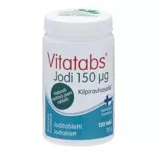 Vitatabs Jodi 150 µg 120 tabl. / 32g - Ravintolisät - 81000033 - 2