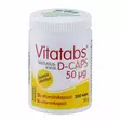 Vitatabs D-Caps 50 200 kaps. / 52 g - Ravintolisät - 81000024 - 1