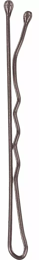 Pinni Metal Wavy 50mm 300kpl ruskea (950005110) - Klipsit, pinnit ja hiuslenkit - 15000544 - 1