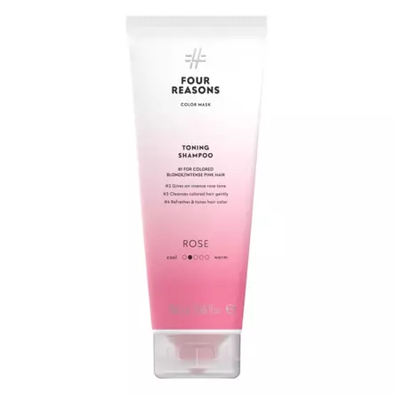 Toning Shampoo Rose 250ml - Värjättyjen hiusten shampoot - 6418414036135 - 1