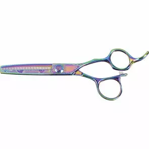 Cisoria Thinning Scissors Offset 5.5" Rainbow (6600729) - Hiustenvärjäystarvikkeet - 15000765 - 1