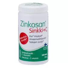 Zinkosan Sinkki+C 200 tabl. / 100g - Ravintolisät - 81000035 - 1