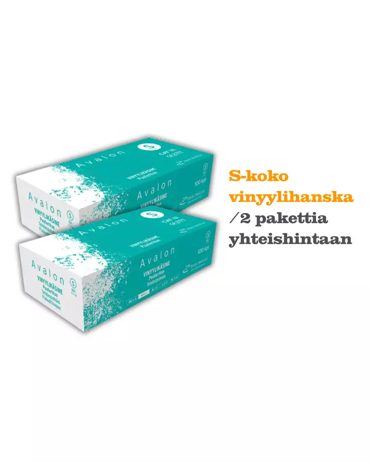 Vinyylihanskapaketti 2pkt S - Tuotepaketit - 17000506 - 1