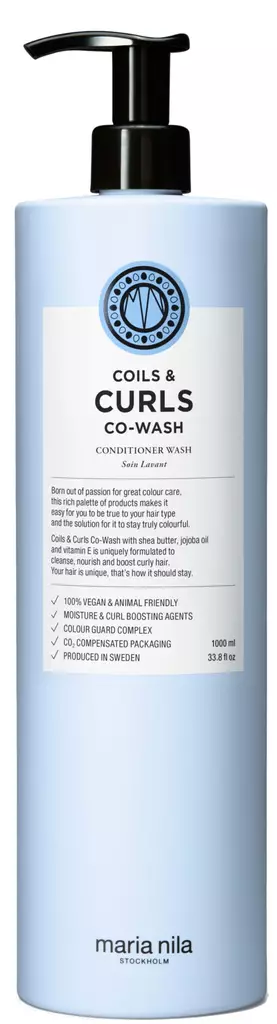 Coils & Curls Co-Wash 1000ml - Maria Nila - 37000008 - 1