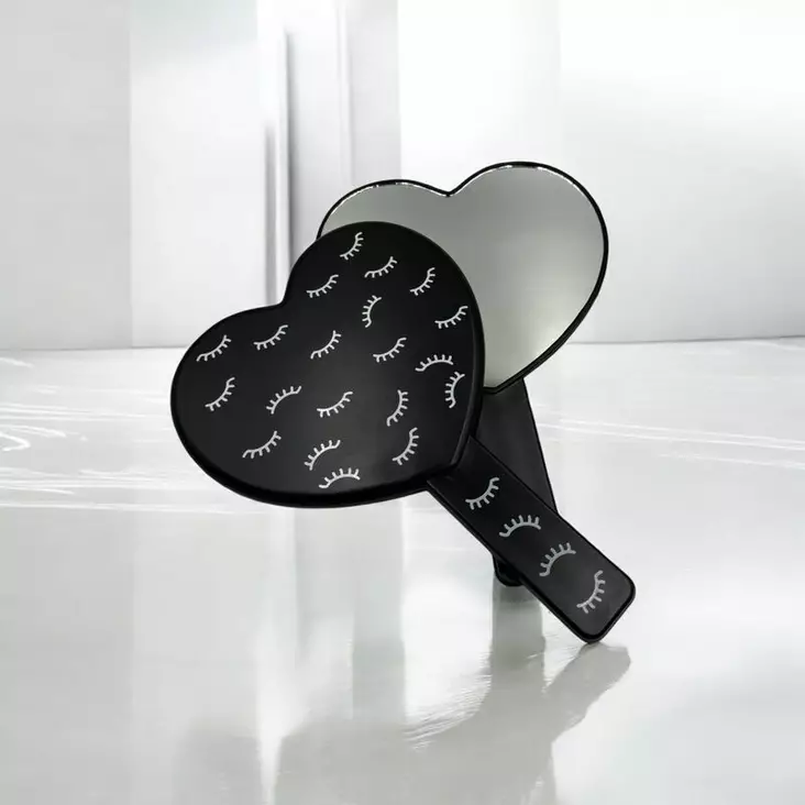 Sydän ripsipeili – Musta - Ripsitarvikkeet - 18500118 - 1