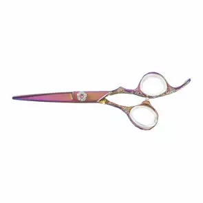Cisoria Cutting Scissors Pink Sparkle Offset 5.5" (P003655) - Hiustenleikkuusakset - 15000608 - 1
