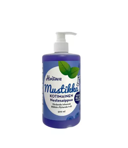 Hoitava Mustikka nestesaippua 500ml - Vartalonhoito - 17600039 - 1