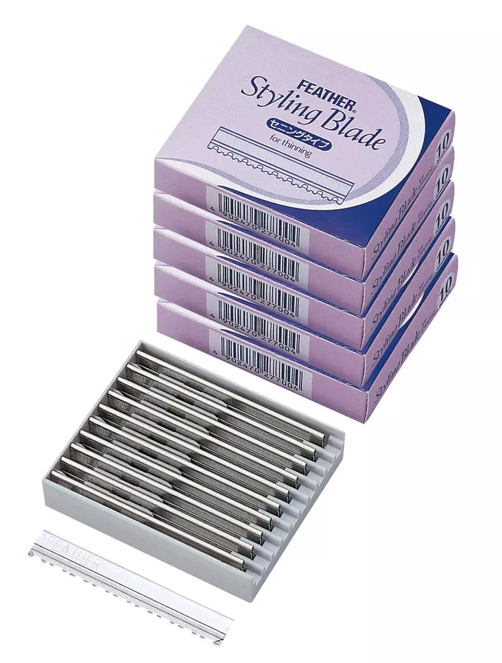 Feather terät pinkki 10kpl (7719811) - Hiustenleikkuu veitset ja terät - 15000089 - 2