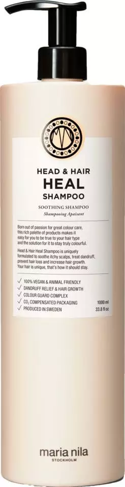 Head & Hair Heal Shampoo 1000ml - Maria Nila - 37000019 - 1